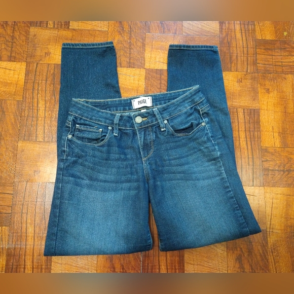 PAIGE Kylie Crop Blue Jeans Women's Size 25 - Picture 1 of 6